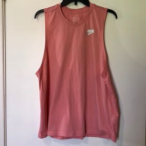 Pink Nike tank top sz XL